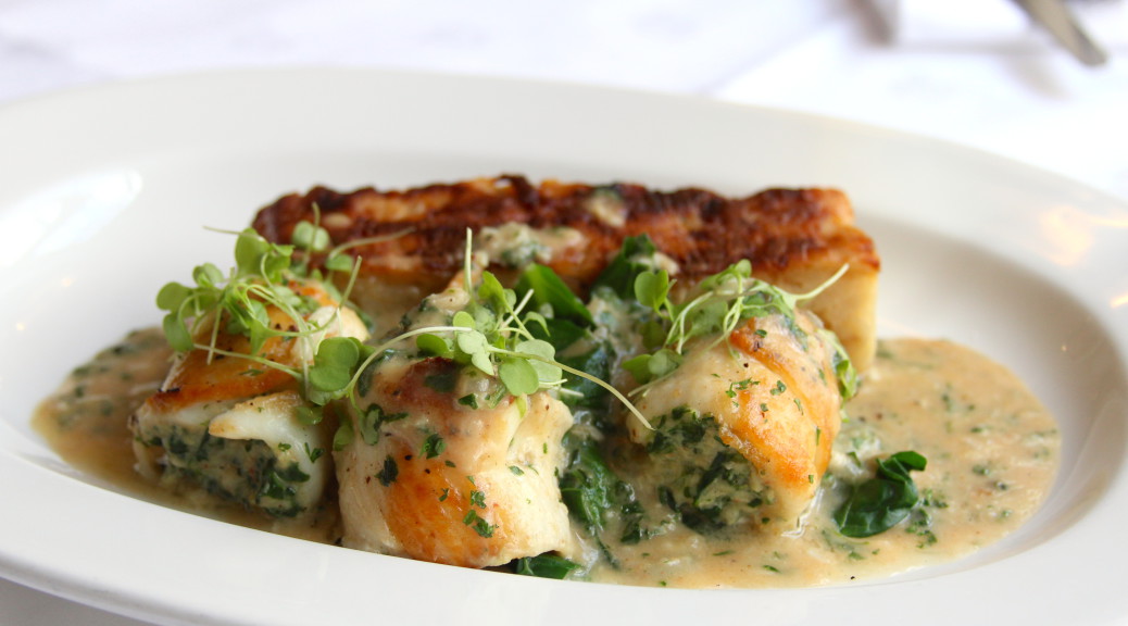 Paupiettes of lemon sole