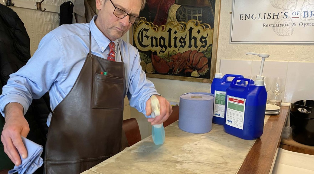 Hygine - cleaning the restaurant